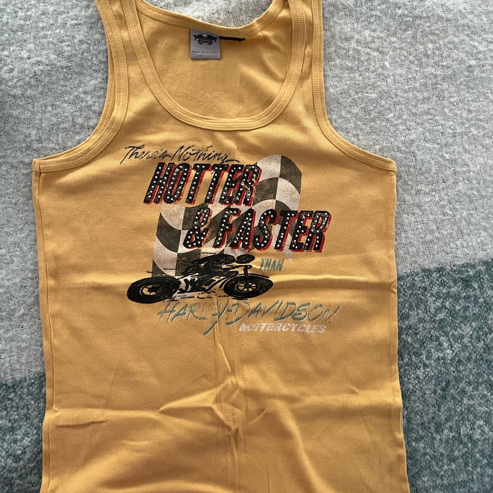 Harley-Davidson Mustard Graphic Tank